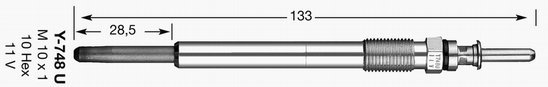 Bougie de préchauffage D-Power 14